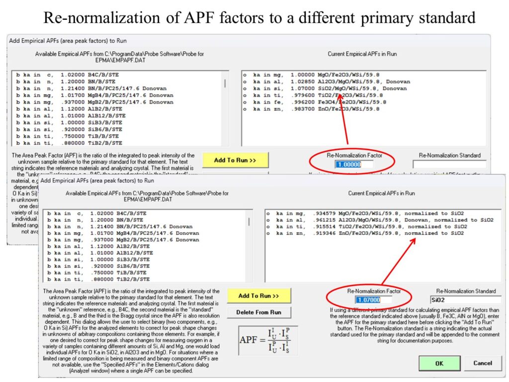 Light Element Analysis - Probe Software