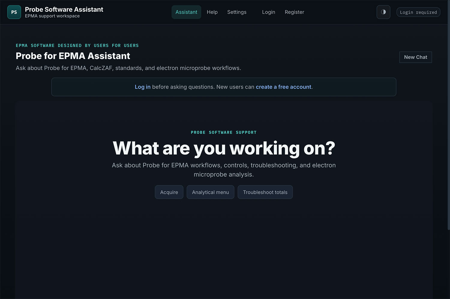 probe software assistant